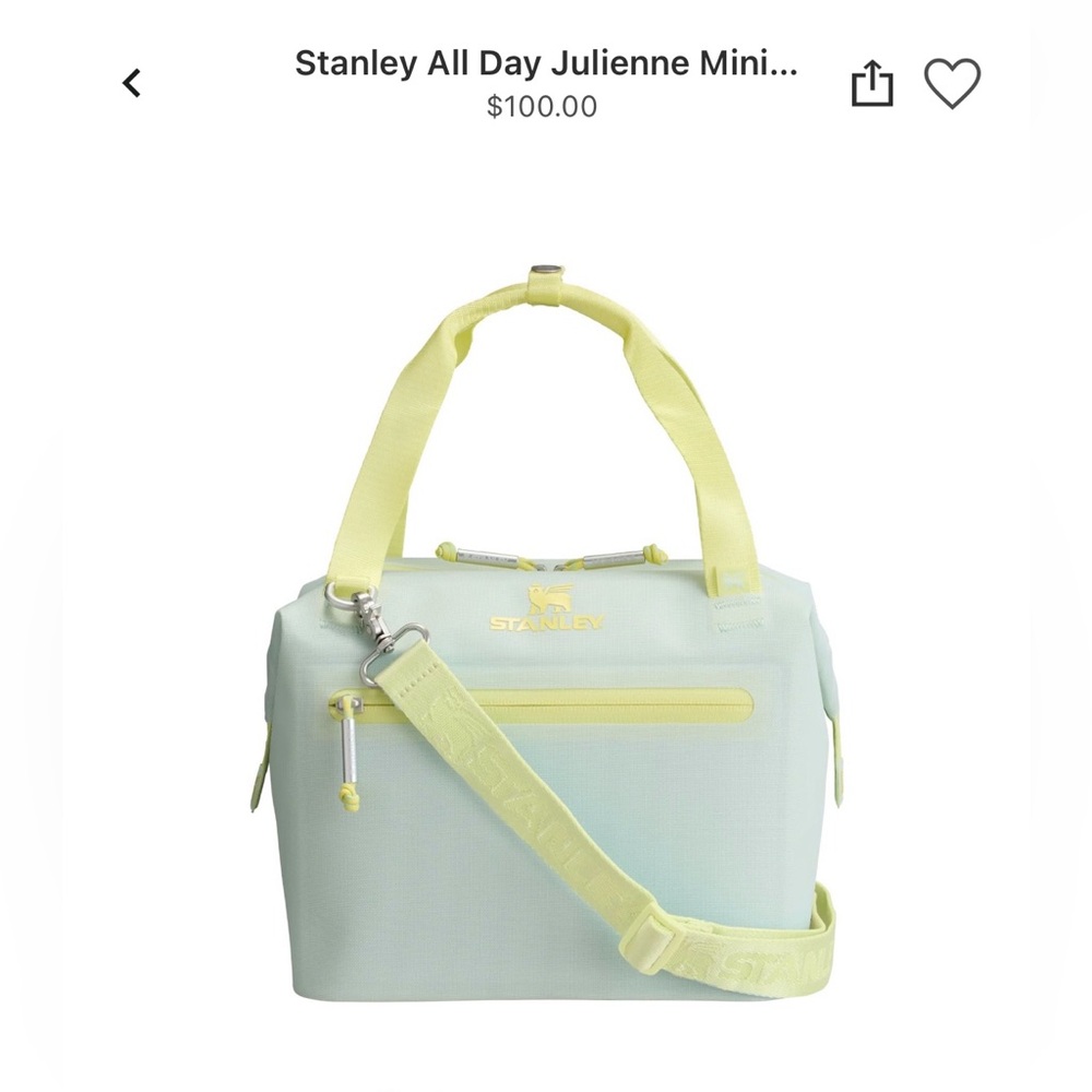 STANLEY All day Julianne cooler- MIST colored. BNWT